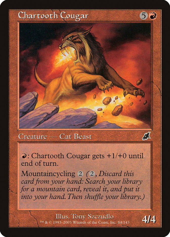 Puma Dentes-de-Carvão / Chartooth Cougar - Magic: The Gathering - MoxLand