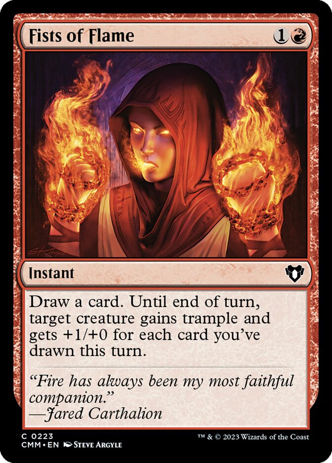 Punhos Chamejantes / Fists of Flame - Magic: The Gathering - MoxLand