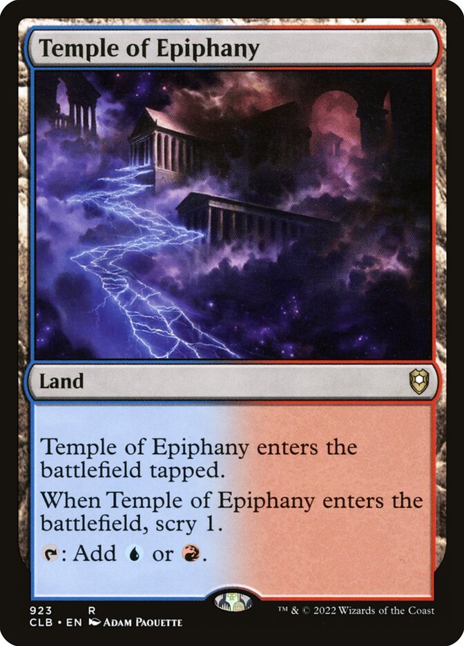Templo da Epifania / Temple of Epiphany - Magic: The Gathering - MoxLand