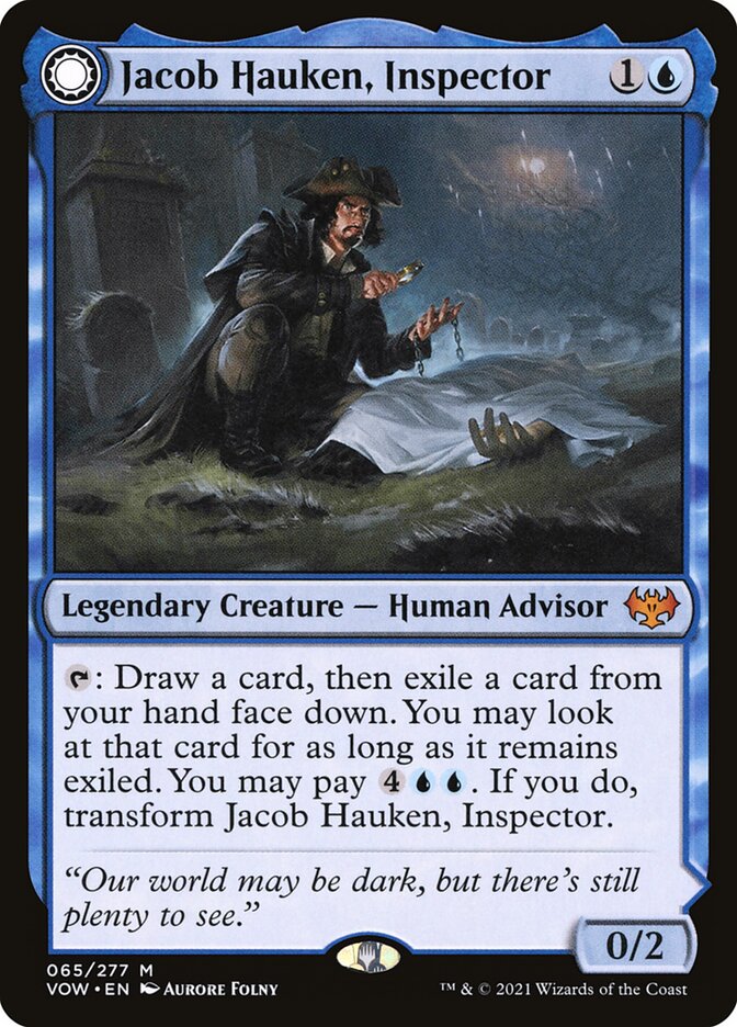 Jacob Hauken, Inspetor / Jacob Hauken, Inspector - Magic: The Gathering - MoxLand