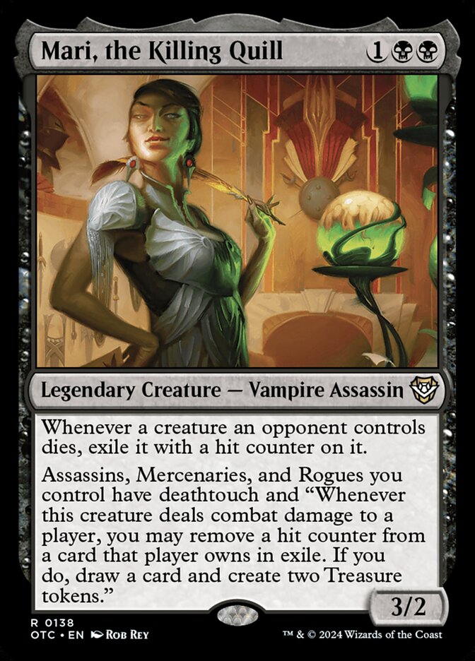 Mari, a Pena Mortal / Mari, the Killing Quill - Magic: The Gathering - MoxLand