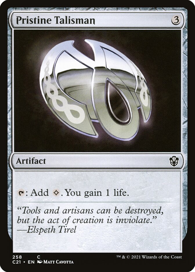 Talismã Imaculado / Pristine Talisman - Magic: The Gathering - MoxLand