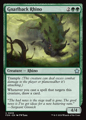 Rinoceronte Dorsonodoso / Gnarlback Rhino - Magic: The Gathering - MoxLand