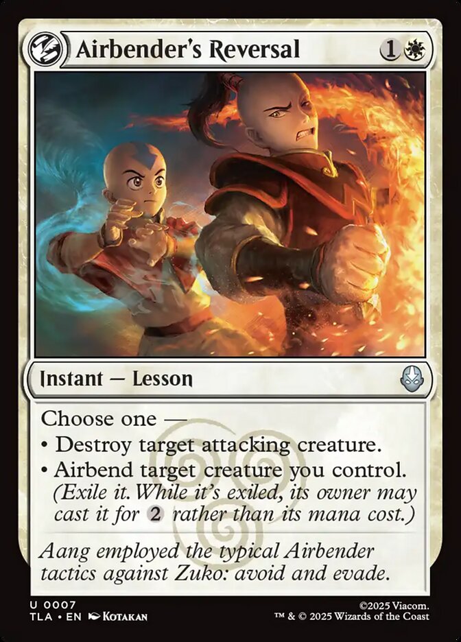 Reversão do Dobrador de Ar / Airbender's Reversal - Magic: The Gathering - MoxLand