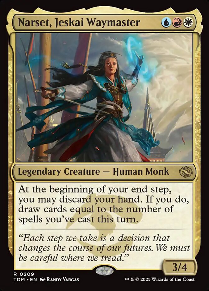 Narset, Mestra dos Caminhos Jeskai / Narset, Jeskai Waymaster - Magic: The Gathering - MoxLand