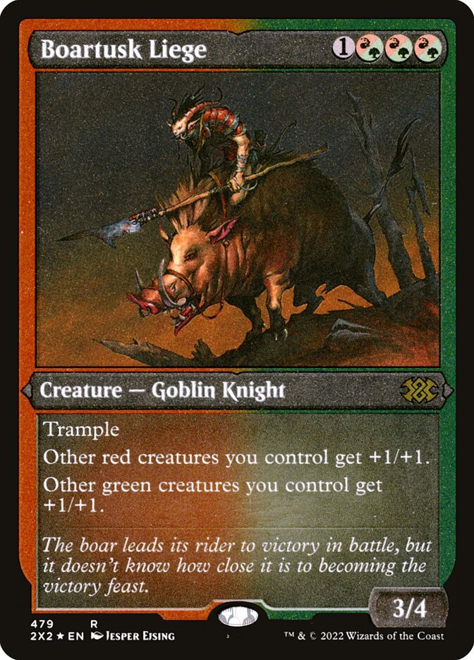 Soberano Dente-de-Javali / Boartusk Liege - Magic: The Gathering - MoxLand