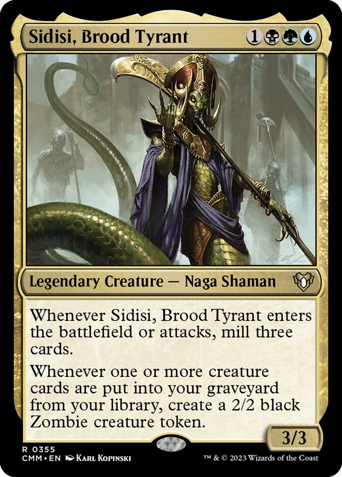 Sidisi, Tirana da Linhagem / Sidisi, Brood Tyrant - Magic: The Gathering - MoxLand