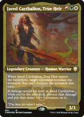 Jared Carthalion, Herdeiro Legítimo / Jared Carthalion, True Heir - Magic: The Gathering - MoxLand