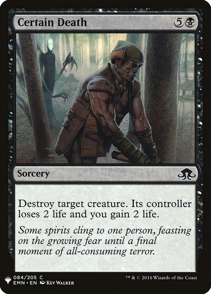Morte Certa / Certain Death - Magic: The Gathering - MoxLand