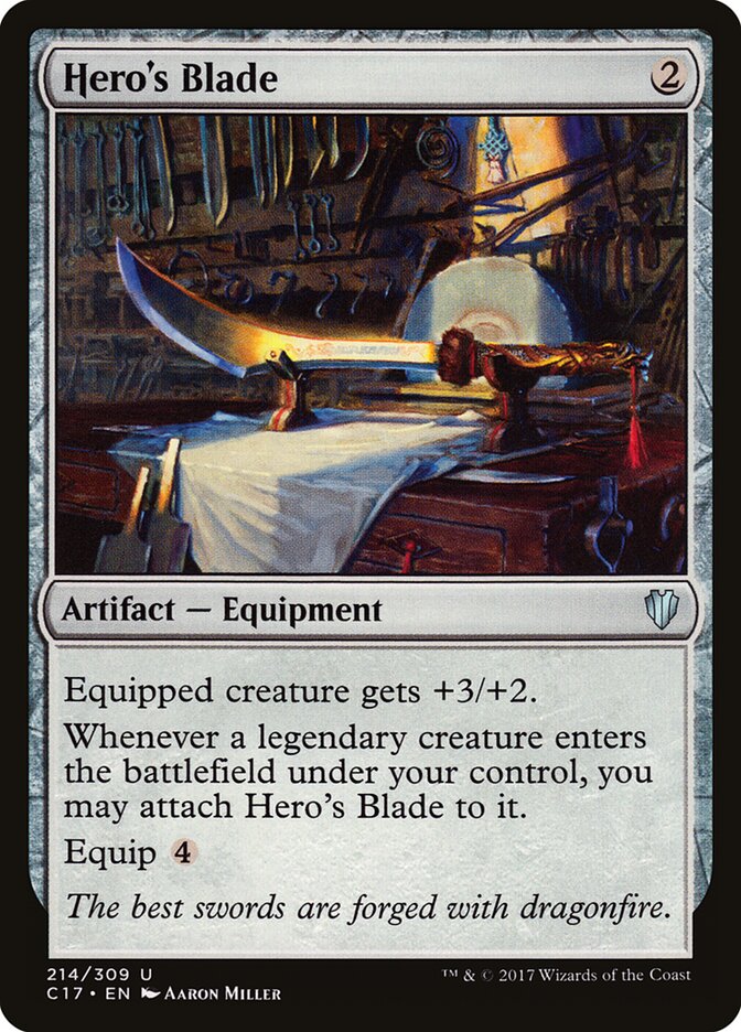 Lâmina do Herói / Hero's Blade - Magic: The Gathering - MoxLand