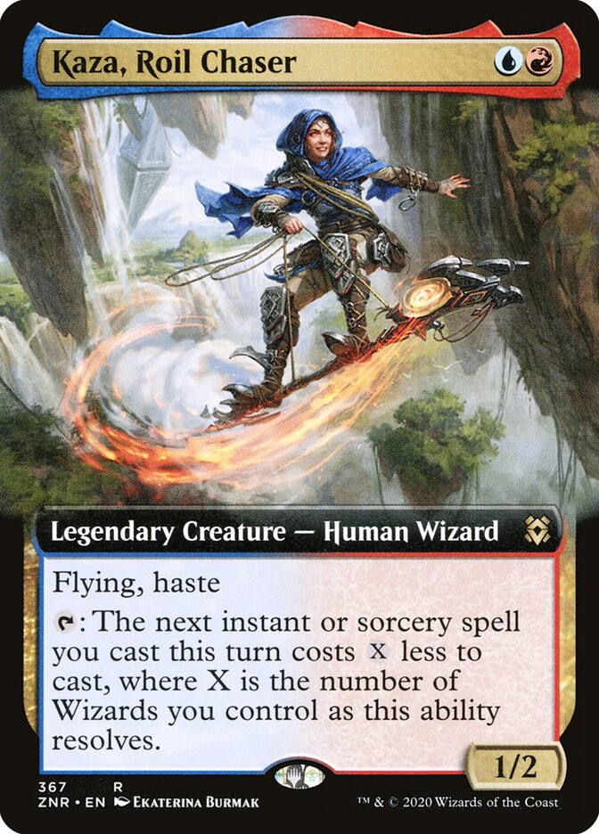 Kaza, Perseguidora do Turbilhão / Kaza, Roil Chaser - Magic: The Gathering - MoxLand