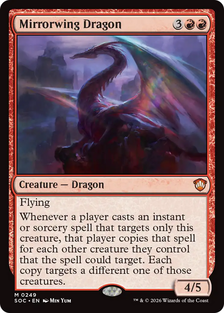 Dragão Asa-de-espelho / Mirrorwing Dragon - Magic: The Gathering - MoxLand