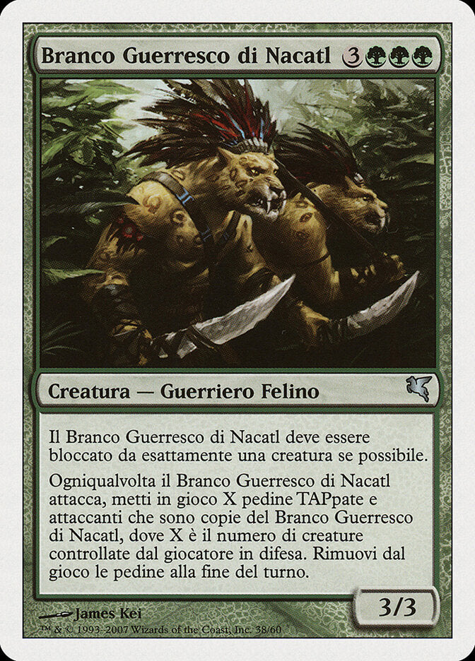 Orgulho de Guerra Nacatl / Nacatl War-Pride - Magic: The Gathering - MoxLand
