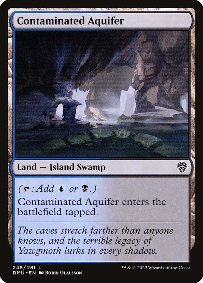 Aquífero Contaminado / Contaminated Aquifer - Magic: The Gathering - MoxLand