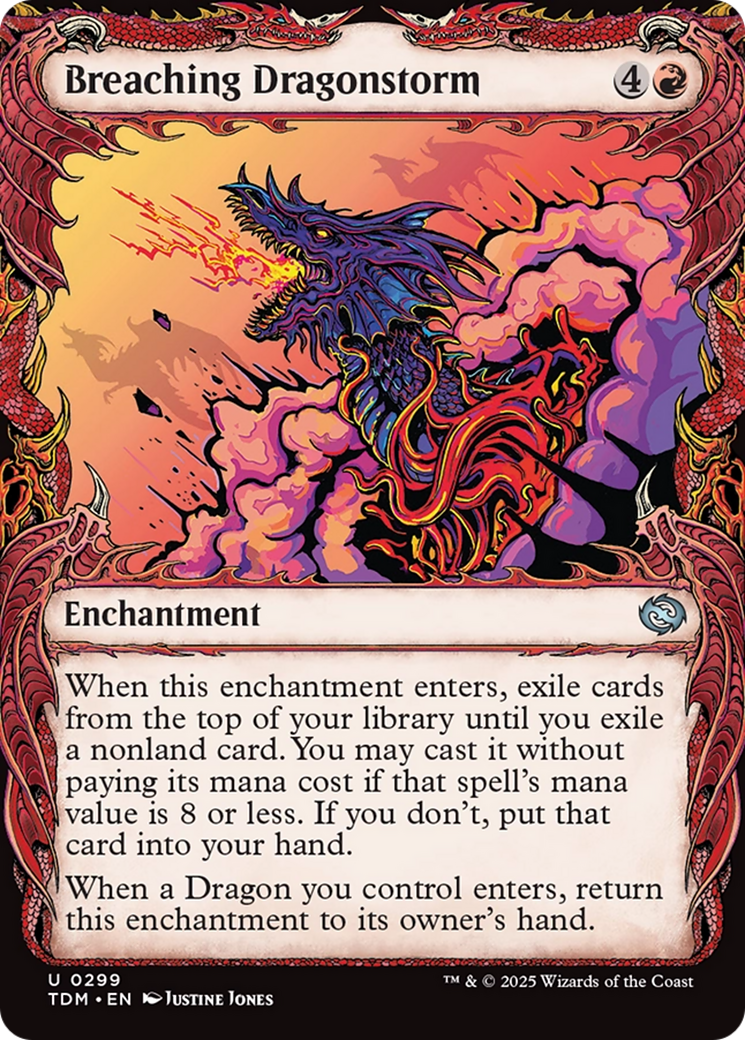 Tempestade de Dragões Ruptora / Breaching Dragonstorm - Magic: The Gathering - MoxLand