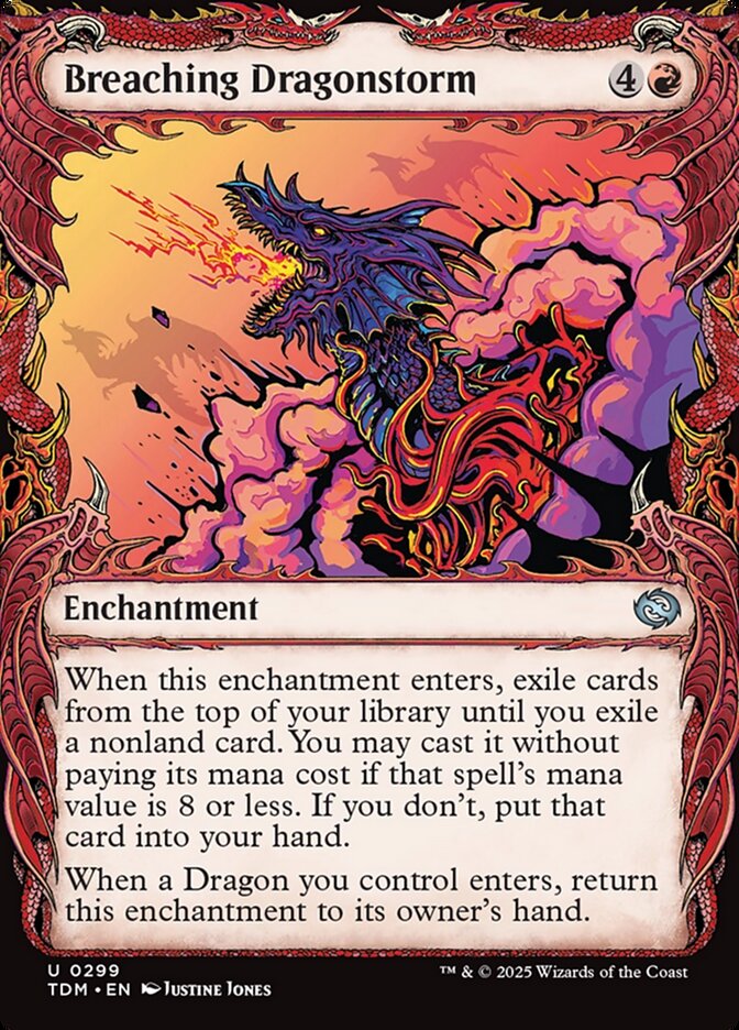 Tempestade de Dragões Ruptora / Breaching Dragonstorm - Magic: The Gathering - MoxLand