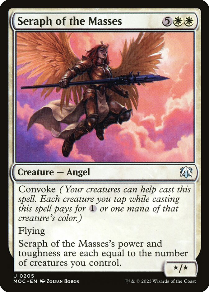 Serafim das Massas / Seraph of the Masses - Magic: The Gathering - MoxLand