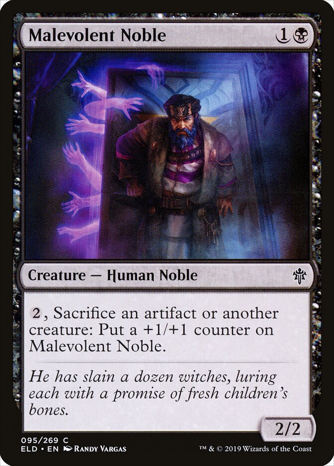 Nobre Malévolo / Malevolent Noble - Magic: The Gathering - MoxLand