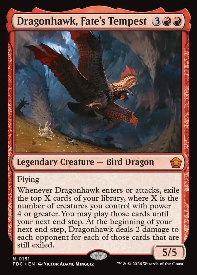 Dragonhawk, Fate's Tempest - Magic: The Gathering - MoxLand