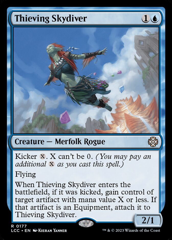 Mergulhadora Celeste Ladra / Thieving Skydiver - Magic: The Gathering - MoxLand
