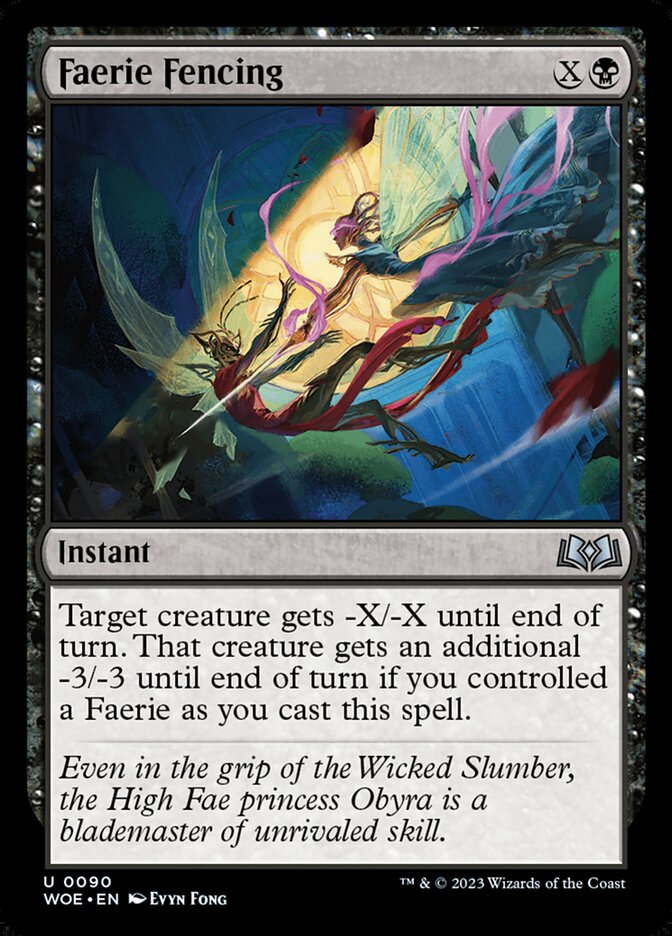Esgrima Feérica / Faerie Fencing - Magic: The Gathering - MoxLand