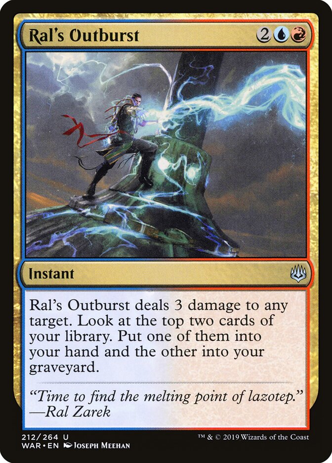 Irrupção de Ral / Ral's Outburst - Magic: The Gathering - MoxLand