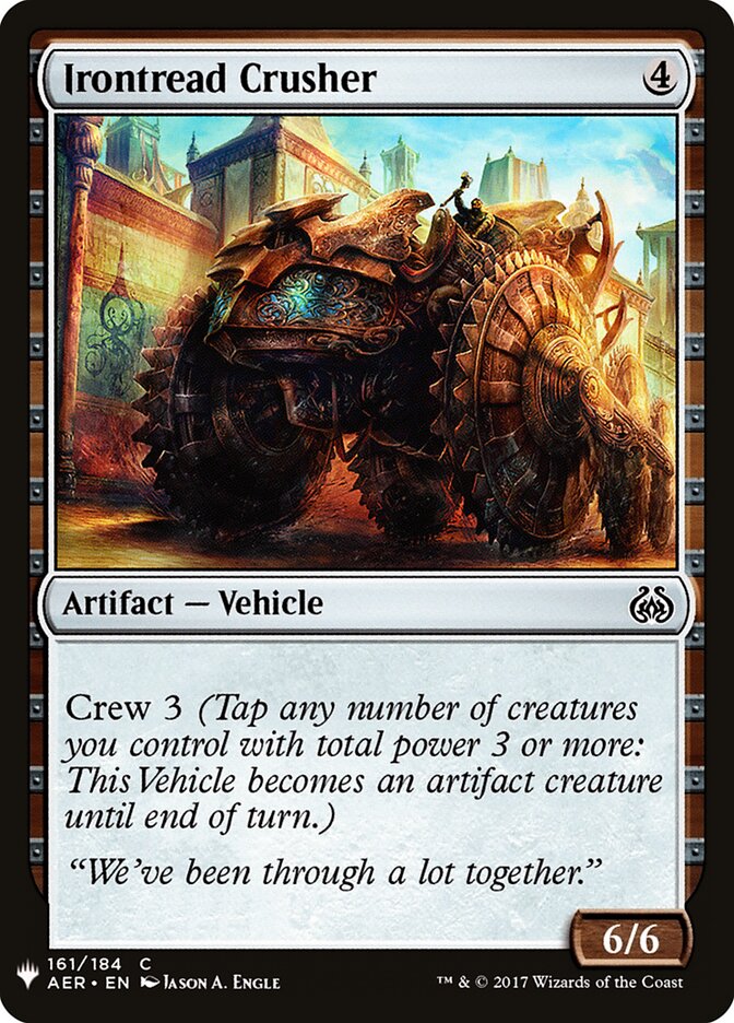 Esmagador Ferromóvel / Irontread Crusher - Magic: The Gathering - MoxLand