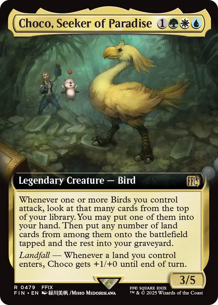 Choco, Explorador do Paraíso / Choco, Seeker of Paradise - Magic: The Gathering - MoxLand