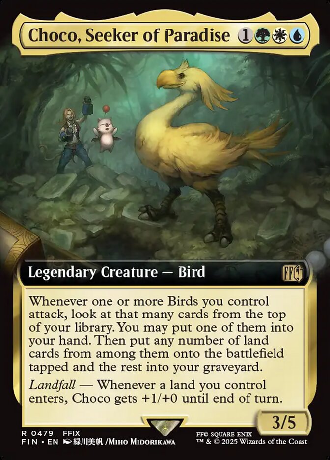 Choco, Explorador do Paraíso / Choco, Seeker of Paradise - Magic: The Gathering - MoxLand