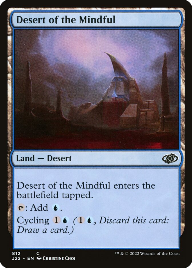 Deserto do Consciente / Desert of the Mindful - Magic: The Gathering - MoxLand