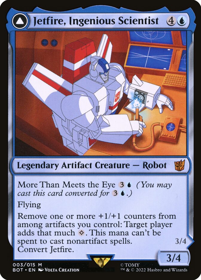 Jetfire, Cientista Engenhoso / Jetfire, Ingenious Scientist - Magic: The Gathering - MoxLand