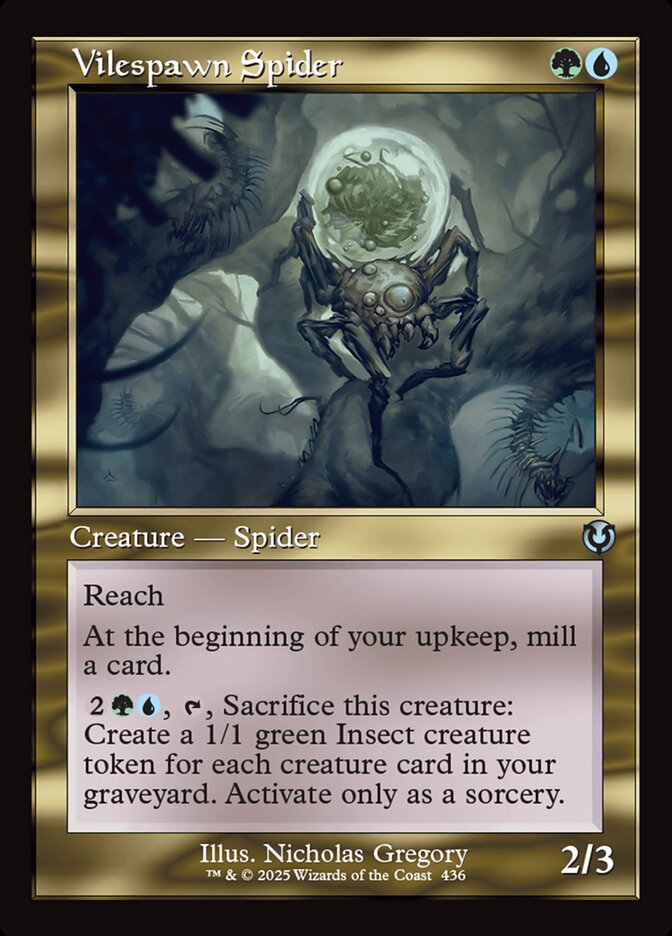 Aranha da Prole Maligna / Vilespawn Spider - Magic: The Gathering - MoxLand