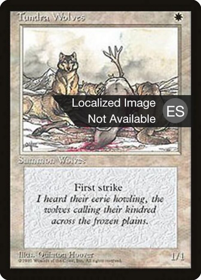 Lobos da Tundra / Tundra Wolves - Magic: The Gathering - MoxLand