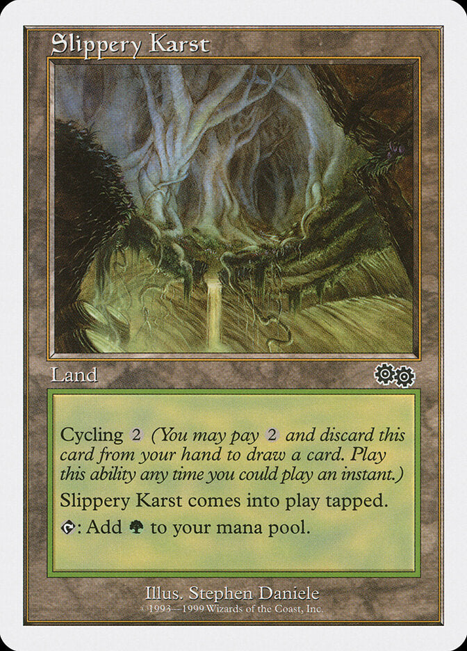 Carste Escorregadio / Slippery Karst - Magic: The Gathering - MoxLand