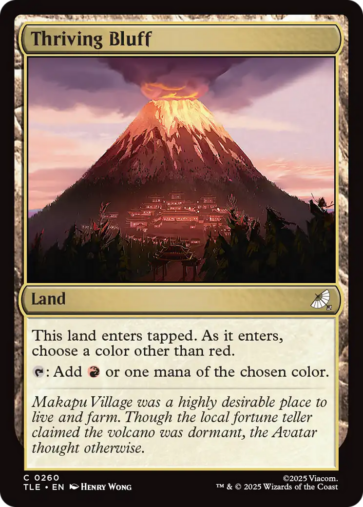 Penhasco Vicejante / Thriving Bluff - Magic: The Gathering - MoxLand