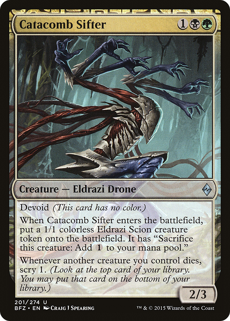 Vasculhador das Catacumbas / Catacomb Sifter - Magic: The Gathering - MoxLand