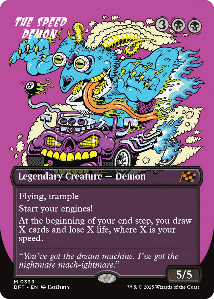 O Demônio da Velocidade / The Speed Demon - Magic: The Gathering - MoxLand