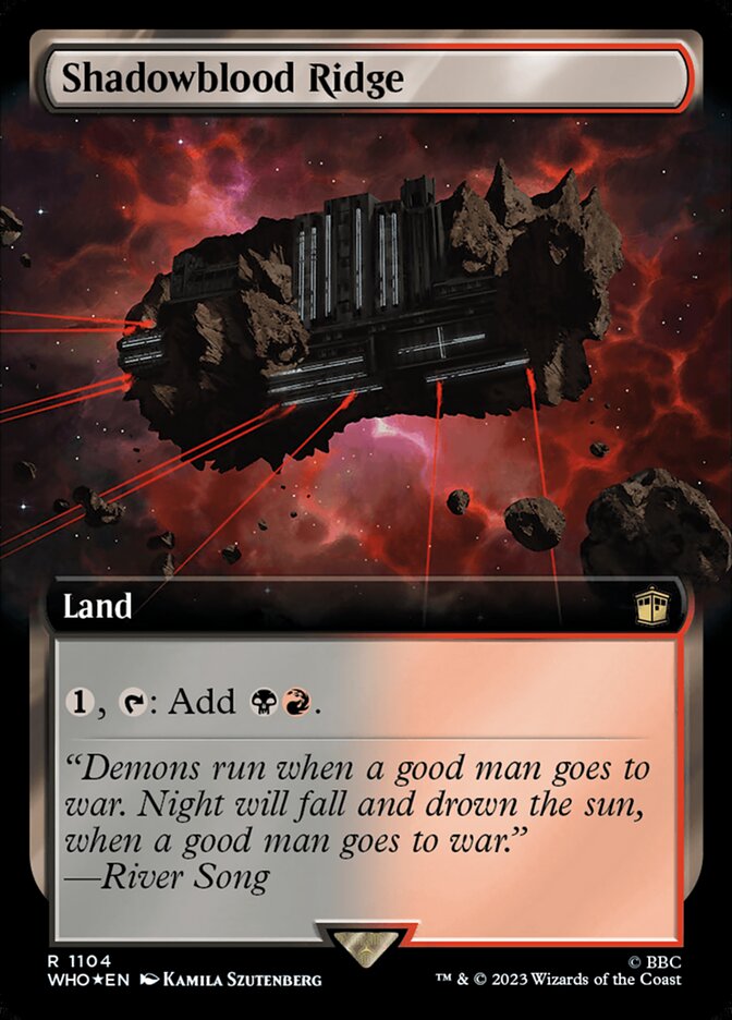 Serra de Sanguesombra / Shadowblood Ridge - Magic: The Gathering - MoxLand