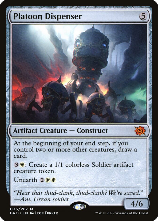 Distribuidor de Pelotões / Platoon Dispenser - Magic: The Gathering - MoxLand