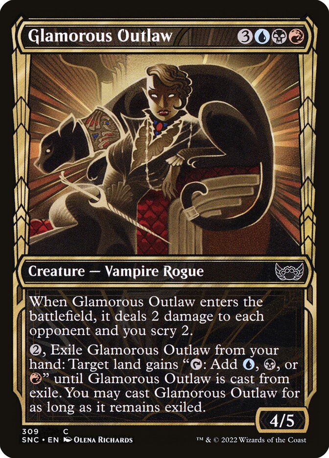Fora da Lei Glamourosa / Glamorous Outlaw - Magic: The Gathering - MoxLand