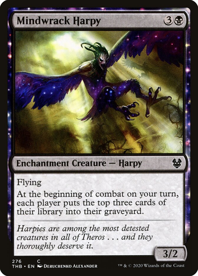 Harpia Arruína-mente / Mindwrack Harpy - Magic: The Gathering - MoxLand