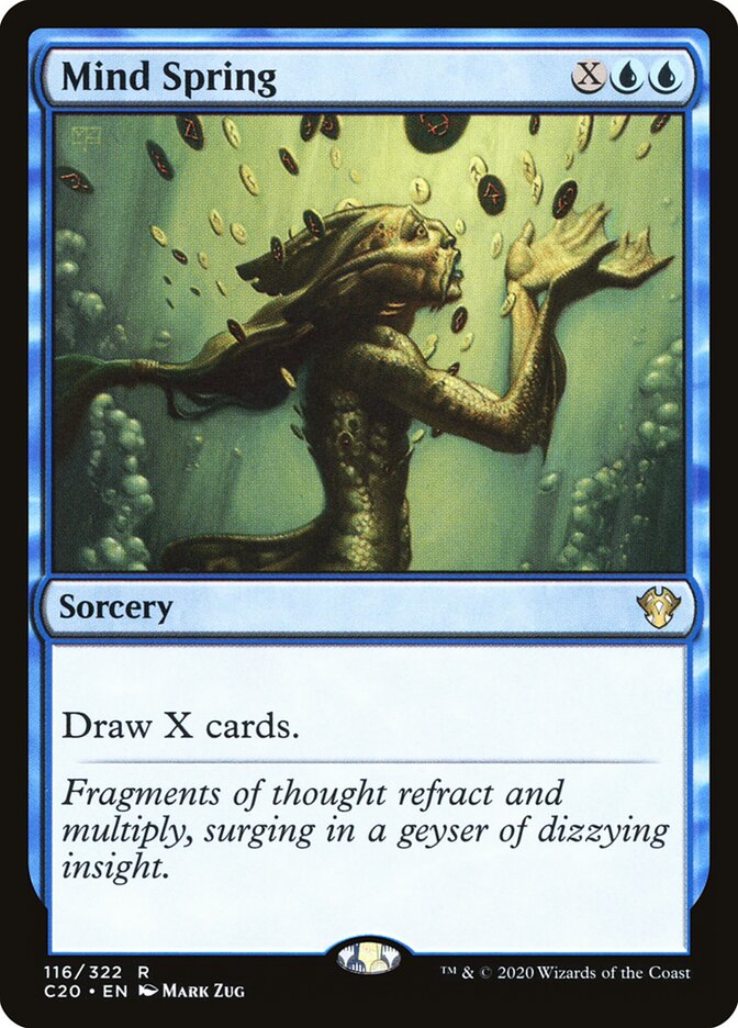 Esguicho Mental / Mind Spring - Magic: The Gathering - MoxLand