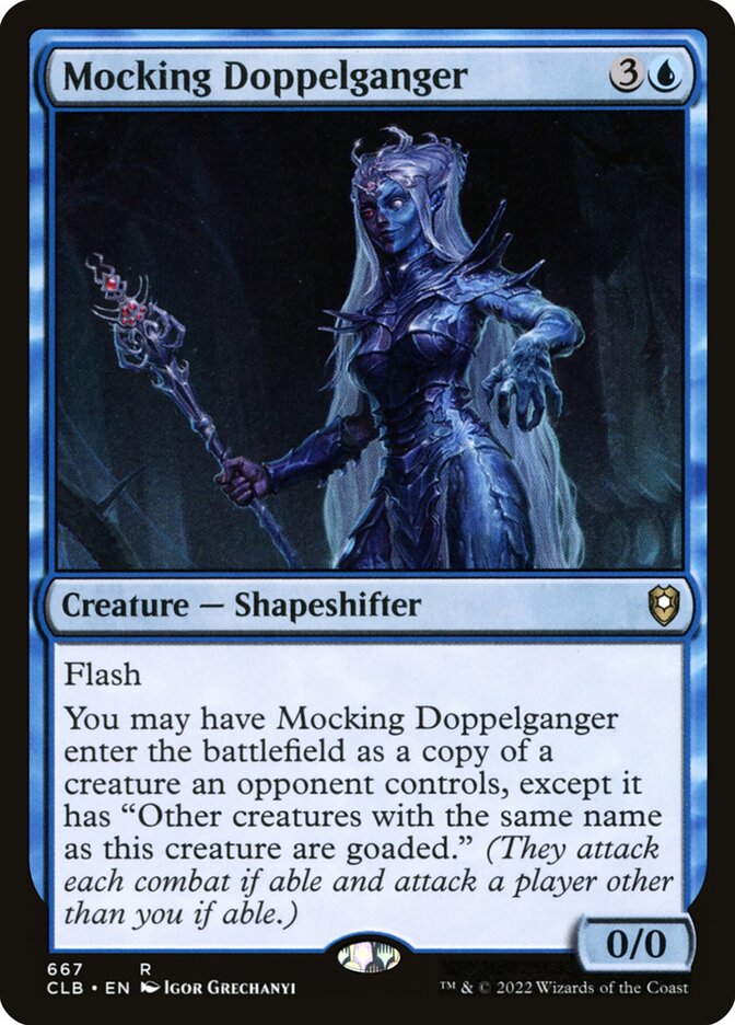 Dúplice Debochada / Mocking Doppelganger - Magic: The Gathering - MoxLand