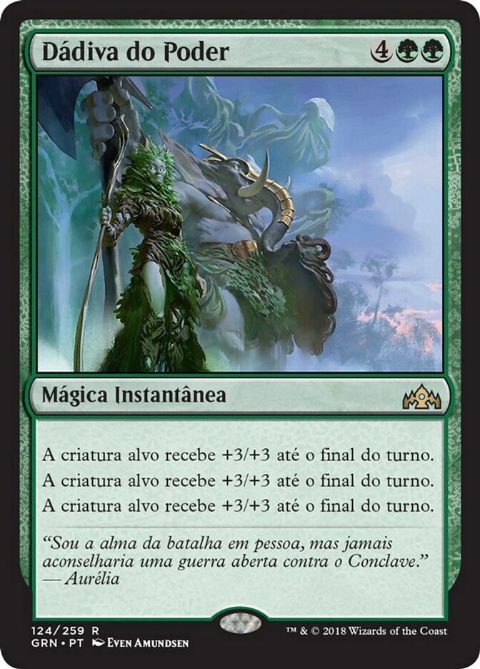 Dádiva do Poder / Bounty of Might - Magic: The Gathering - MoxLand