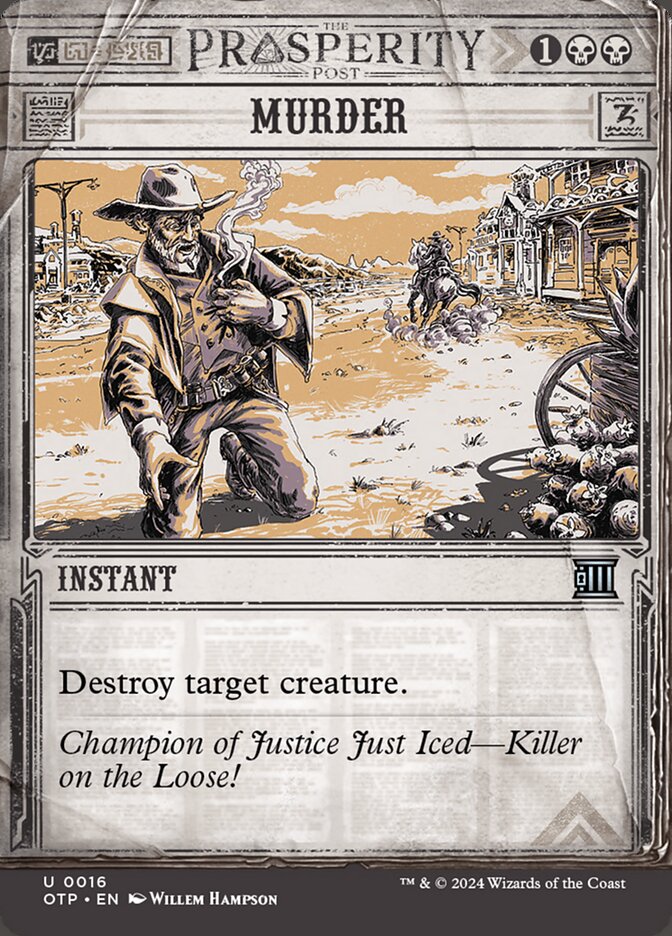 Homicídio / Murder - Magic: The Gathering - MoxLand