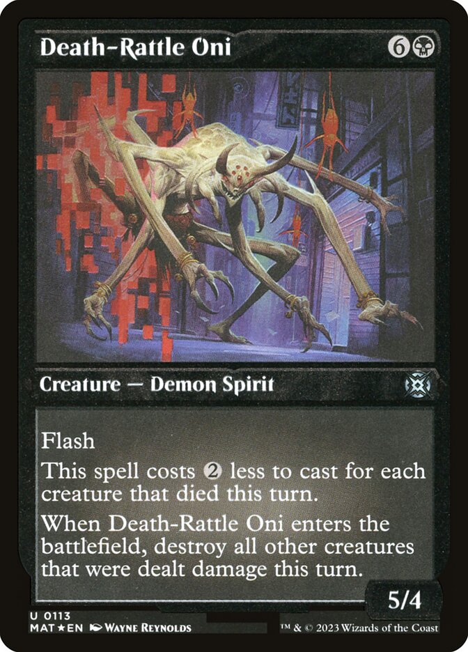 Oni dos Estertores / Death-Rattle Oni - Magic: The Gathering - MoxLand