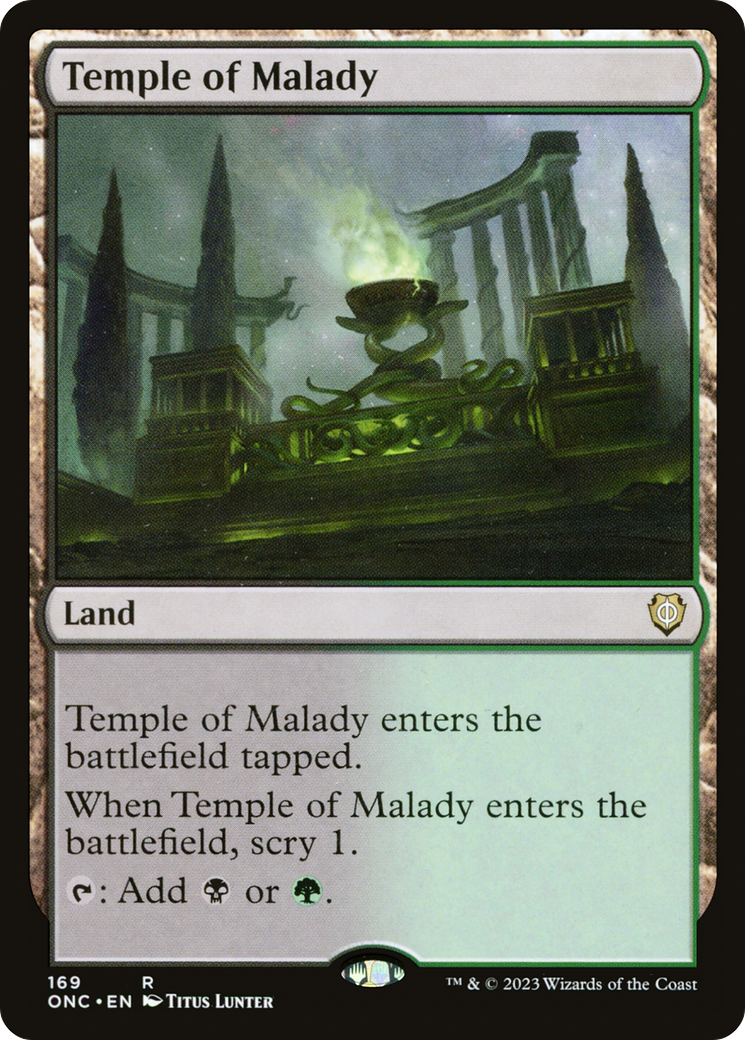 Templo da Enfermidade / Temple of Malady - Magic: The Gathering - MoxLand