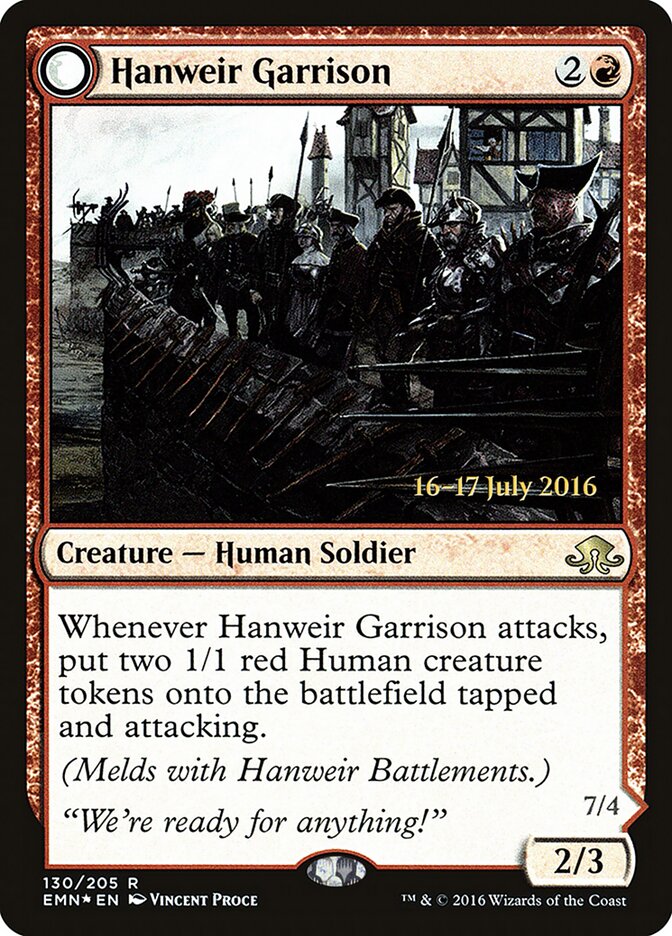 Guarnição de Hanweir / Hanweir Garrison - Magic: The Gathering - MoxLand