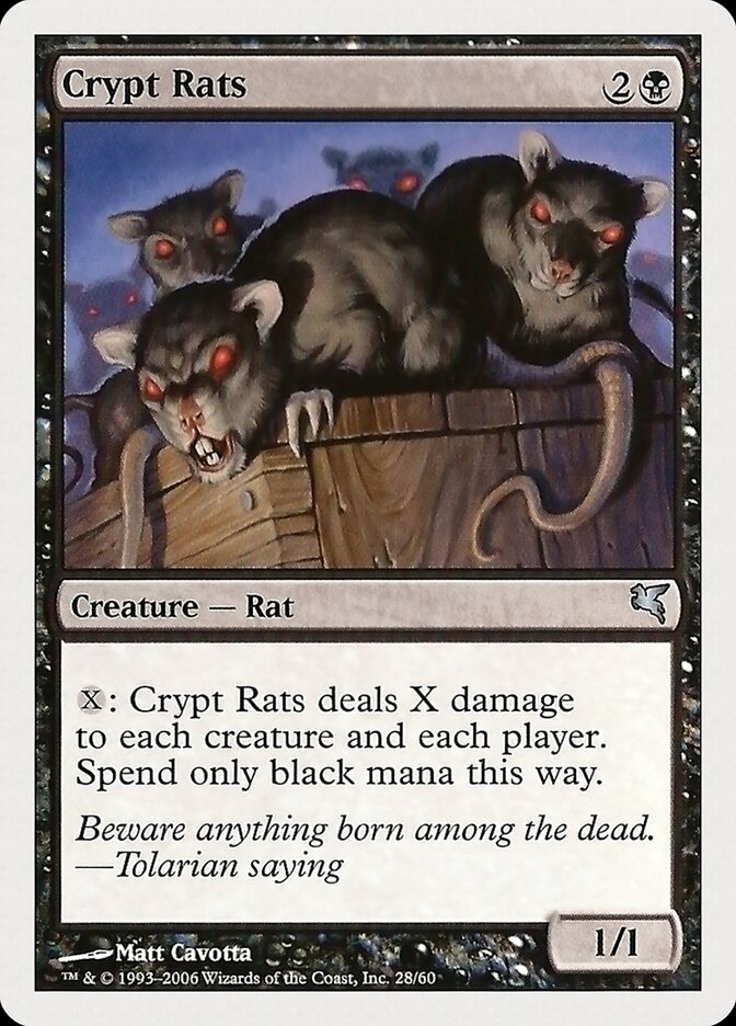 Ratos da Cripta / Crypt Rats - Magic: The Gathering - MoxLand