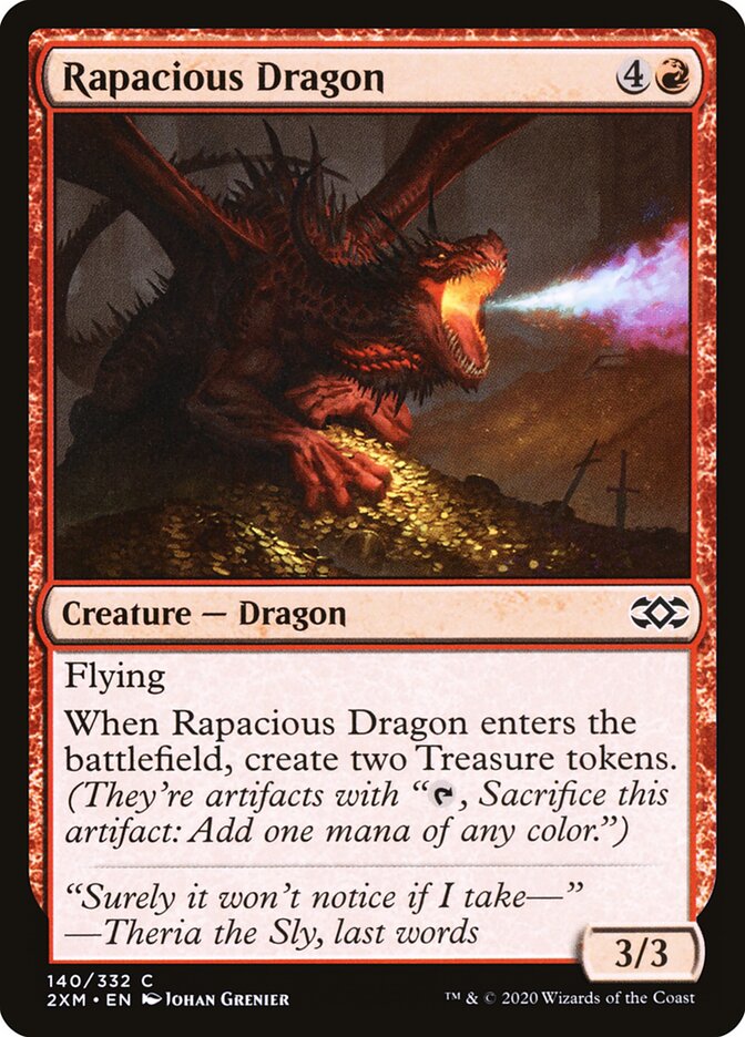 Dragão Edaz / Rapacious Dragon - Magic: The Gathering - MoxLand